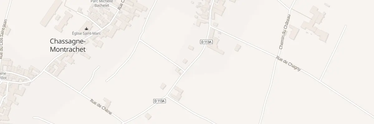 Plan du 26 Rte de Santenay à Chassagne-Montrachet