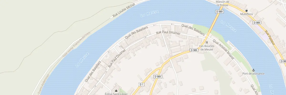 Plan du 47 Rue Paul Doumer à Monthermé