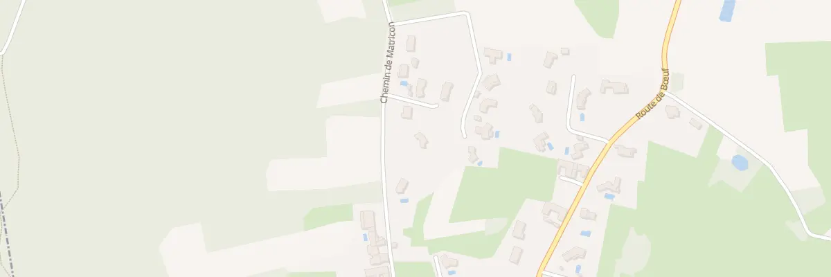 Plan du 206 Che de Matricon à Saint-Pierre-de-Bœuf