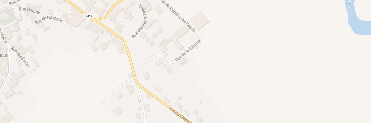 Plan du 8 Rue de la Cassine à Savigny-sur-Aisne