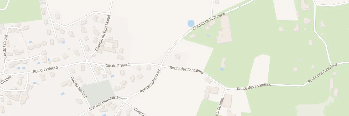 Plan du 1 Rte des Fontaines à Taluyers