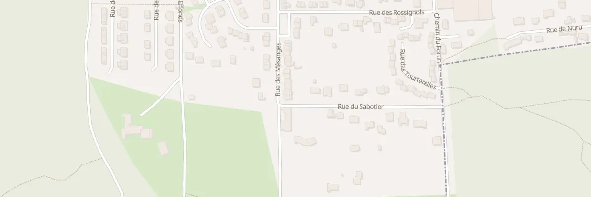 Plan du 29 Rue des Mésanges à Nouzonville