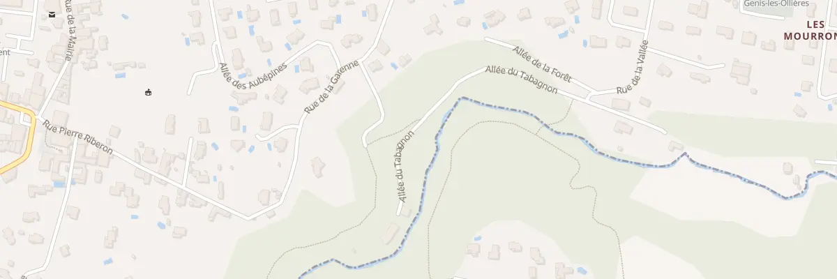 Plan du 9001 All du Tabagnon à Saint-Genis-les-Ollières