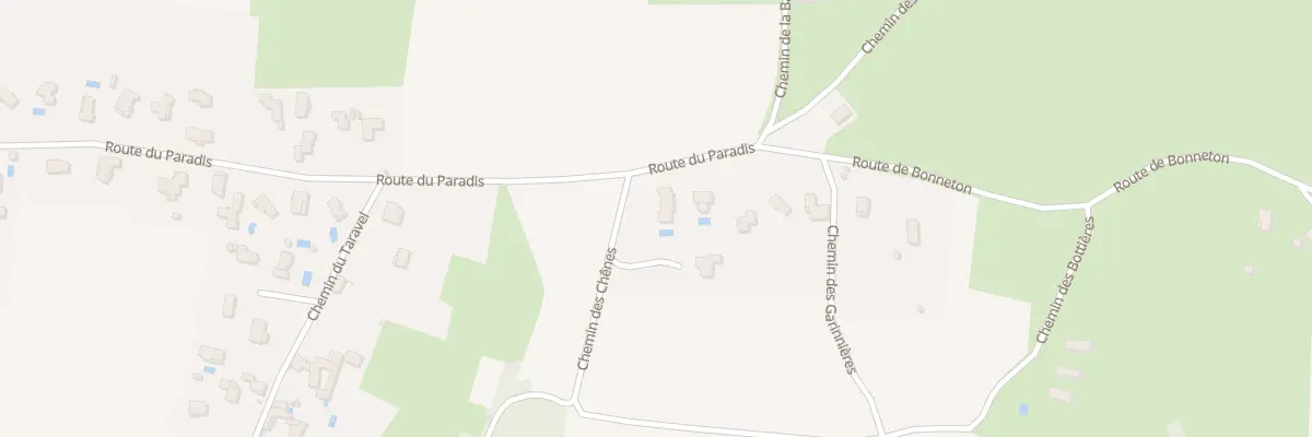 Plan du 826 Rte du Paradis à Orliénas