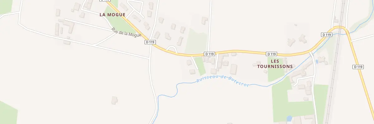 Plan du 114 Rte des Tournissons à Corcelles-en-Beaujolais