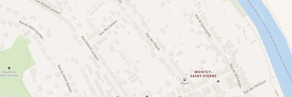Plan du 21 Rue des Paquis à Charleville-Mézières