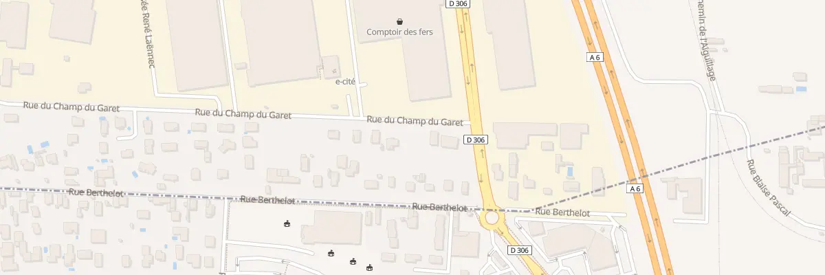 Plan du 698 Rue Berthelot à Arnas