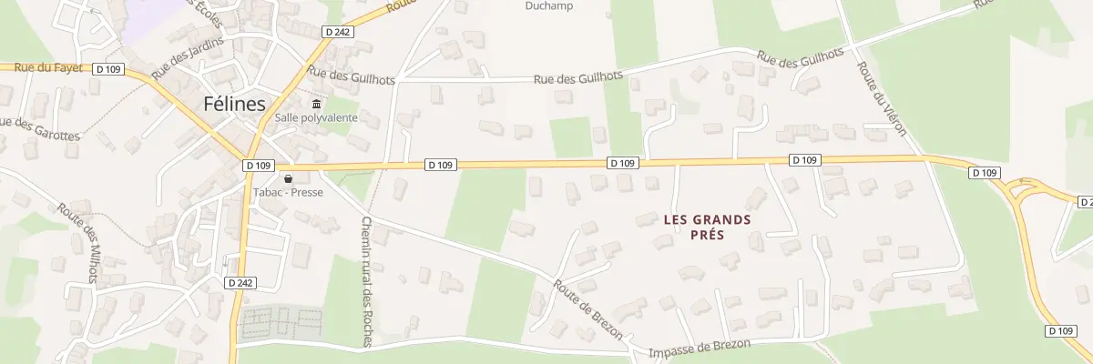 Plan du 5058 Le Village à Félines