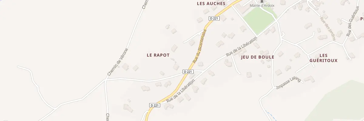 Plan du 70 Rue du Rapot à Ardoix