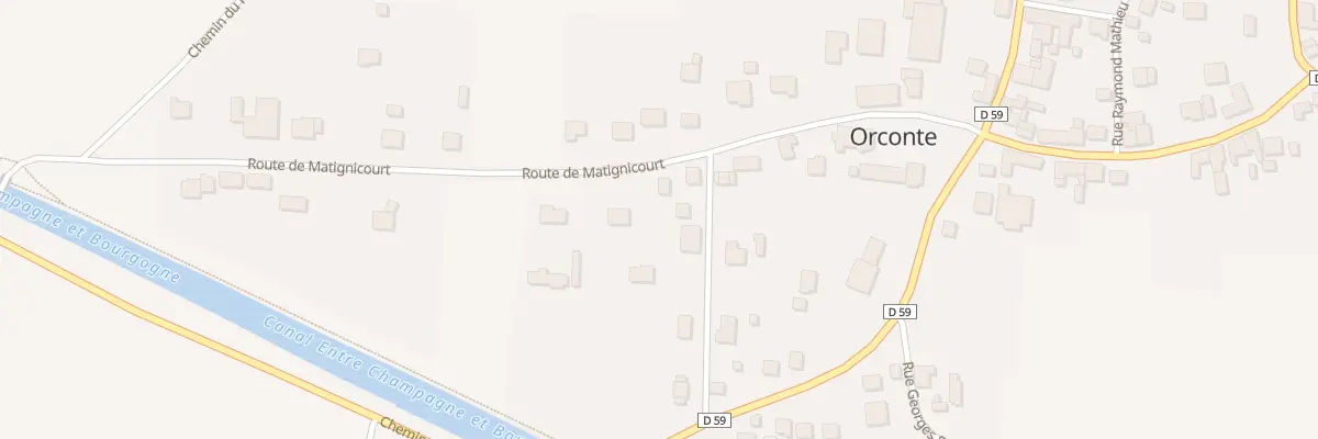 Plan du 7 Rte de Matignicourt à Orconte