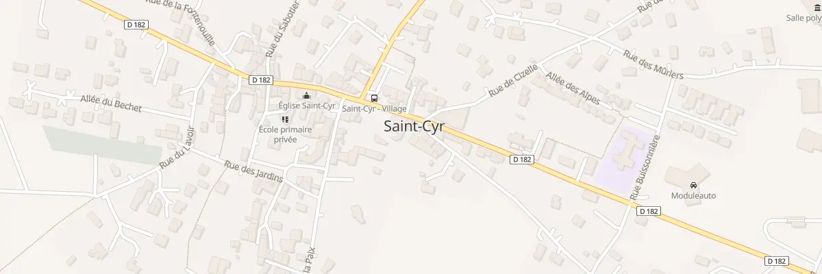 Plan du 4 Rue des Forges à Saint-Cyr