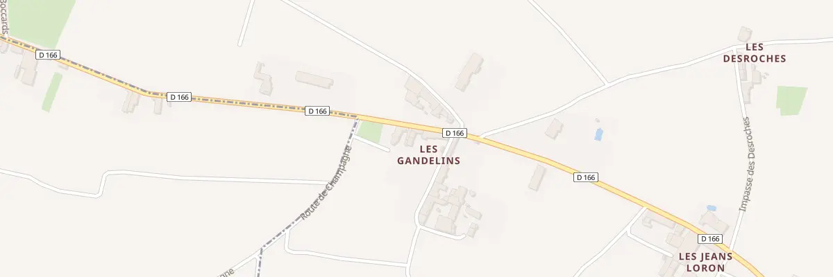 Plan du 5132 Les Gandelins à La Chapelle-de-Guinchay