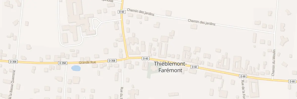 Plan du 50 Gr Grande Rue à Thiéblemont-Farémont
