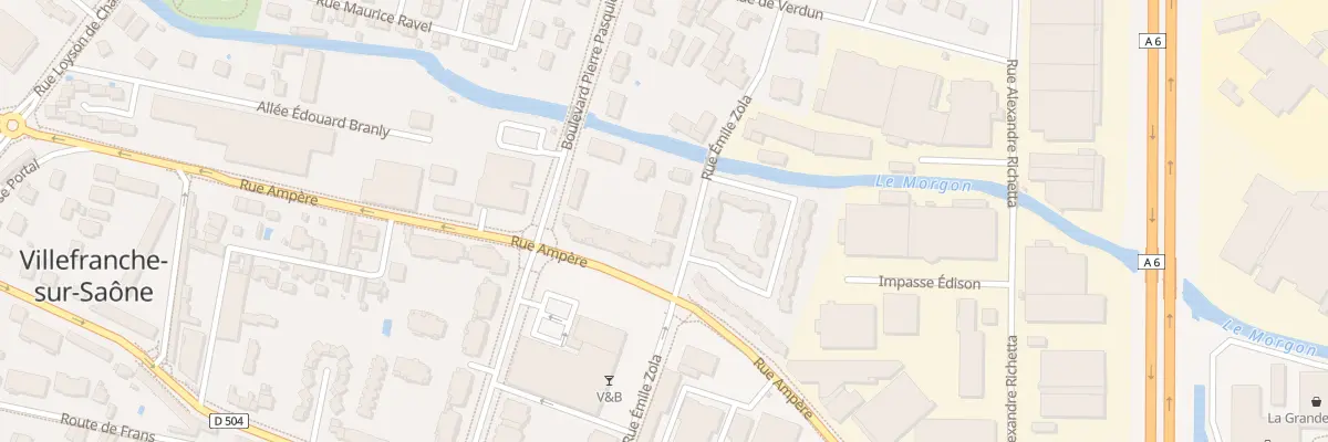 Plan du 815 Rue Ampere à Villefranche-sur-Saône