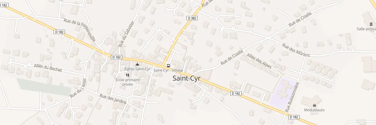 Plan du 10 Rue des Vieux Murs à Saint-Cyr