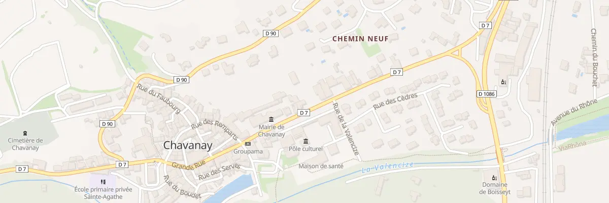 Plan du 65 Che Neuf à Chavanay