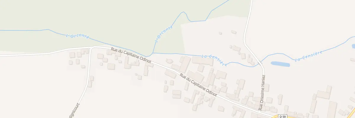 Plan du 18 Rue Capitaine Odinot à Orconte