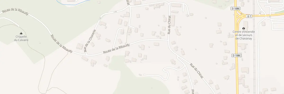 Plan du 18 Rte de la Ribaudy à Chavanay