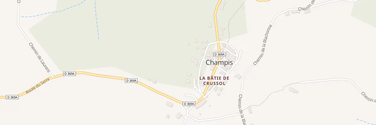 Plan du 5312 Grailler à Champis