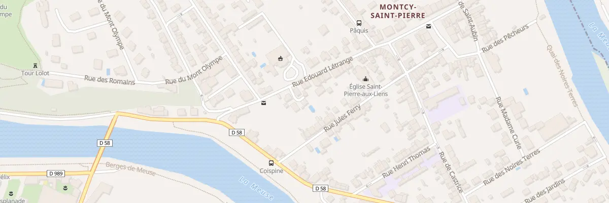 Plan du 31 Rue Edouard Létrange à Charleville-Mézières