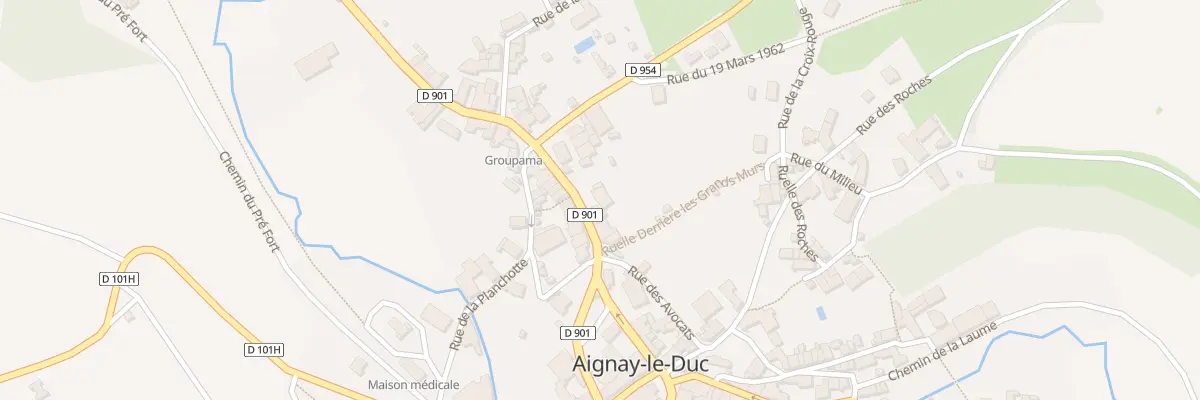 Plan du 16 Rue des Ducs de Bourgogne à Aignay-le-Duc