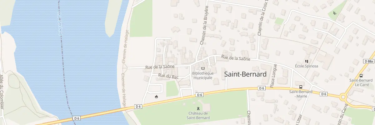 Plan du 83 Rue de la Saône à Saint-Bernard