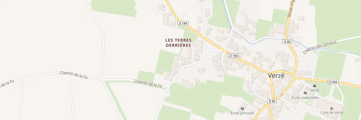 Plan du 5078 Les Terres Derrieres à Verzé