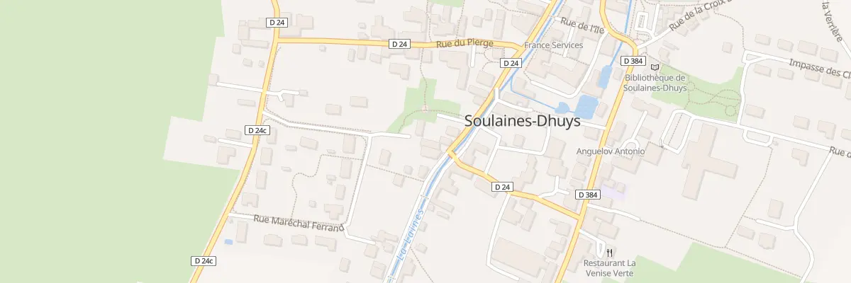 Plan du 11 Rue du Rampon à Soulaines-Dhuys