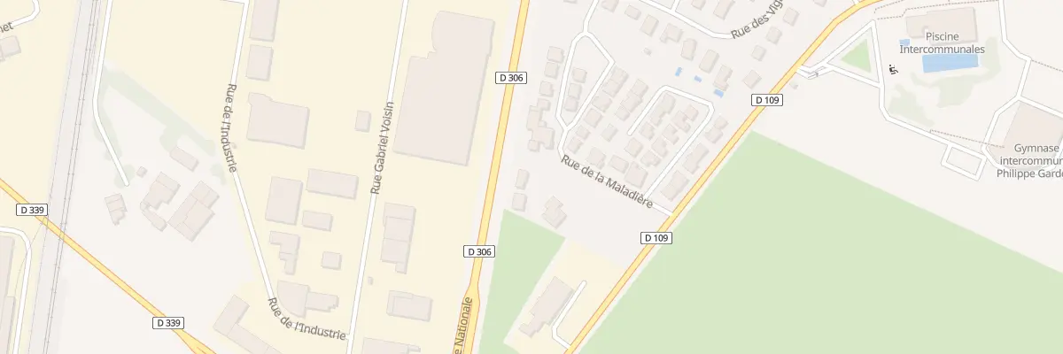 Plan du 107 Rue de la Maladière à Belleville-en-Beaujolais