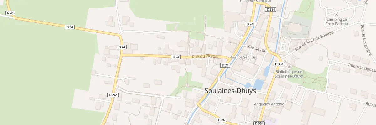 Plan du 10 Pl du General de Gaulle à Soulaines-Dhuys