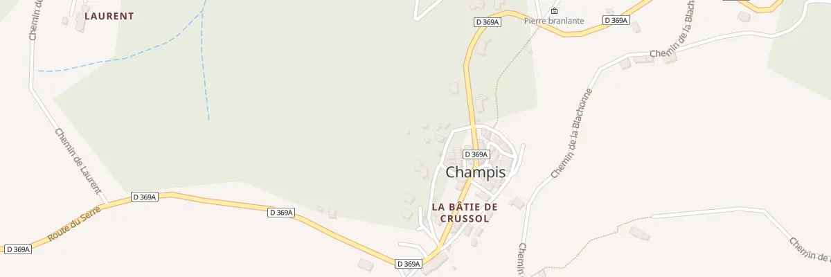Plan du 5203 Grailler à Champis