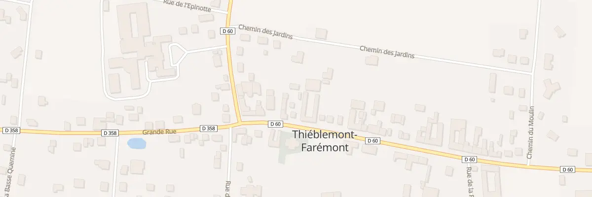 Plan du 48B Gr Grande Rue à Thiéblemont-Farémont