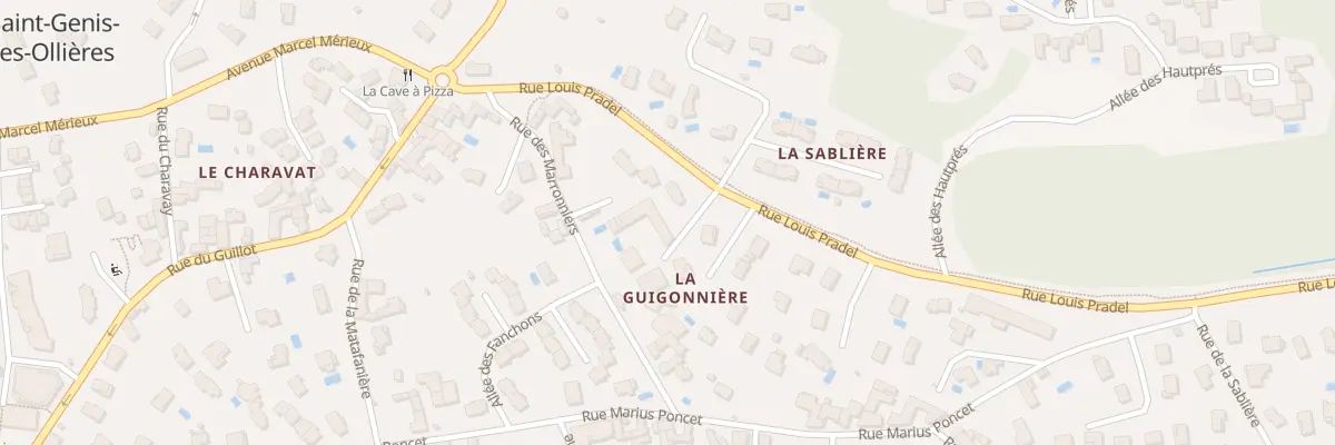 Plan du 11 Rue des Marronniers à Saint-Genis-les-Ollières