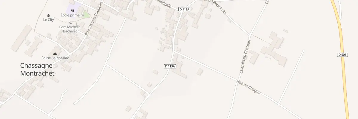 Plan du 3 Rue de Chagny à Chassagne-Montrachet
