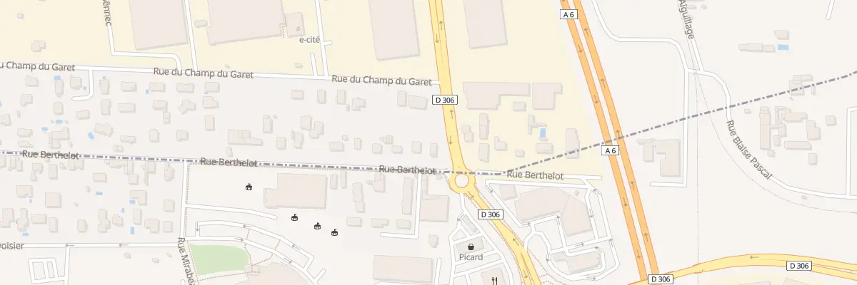 Plan du 760 Rue Berthelot à Arnas