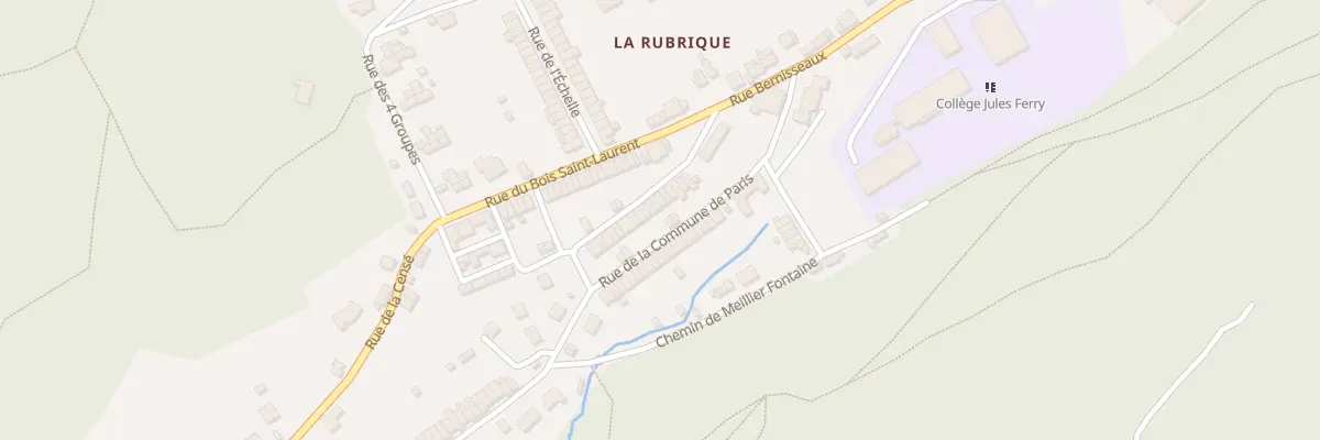 Plan du 15 Rue Fontaine St Laurent à Bogny-sur-Meuse