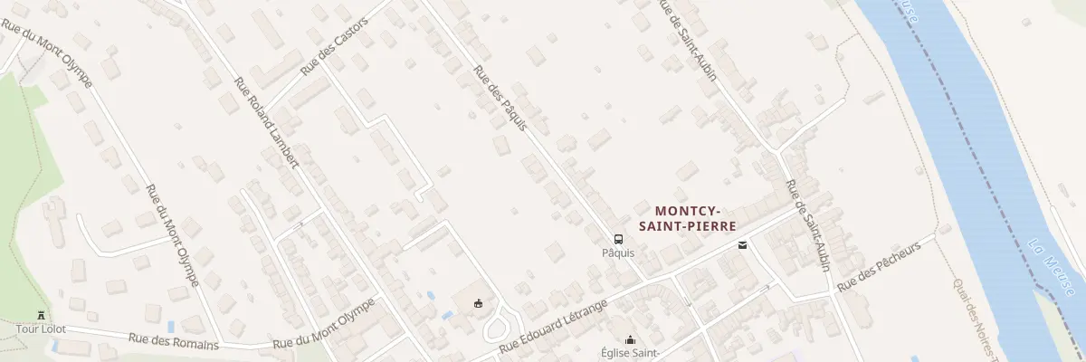 Plan du 11 Rue des Paquis à Charleville-Mézières