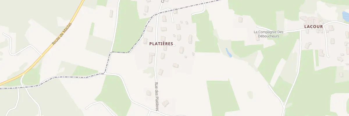 Plan du 148 Rue des Platières à Limony