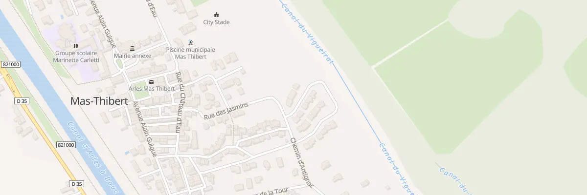 Plan du 3 Rue de l’Envol Mas Thibert à Arles