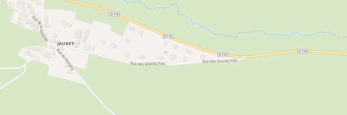 Plan du 6 Rue des Grands Prés à Barbirey-sur-Ouche