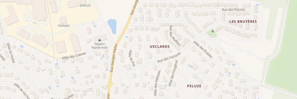 Plan du 13 Rue des Usclards à Saint-Genis-les-Ollières