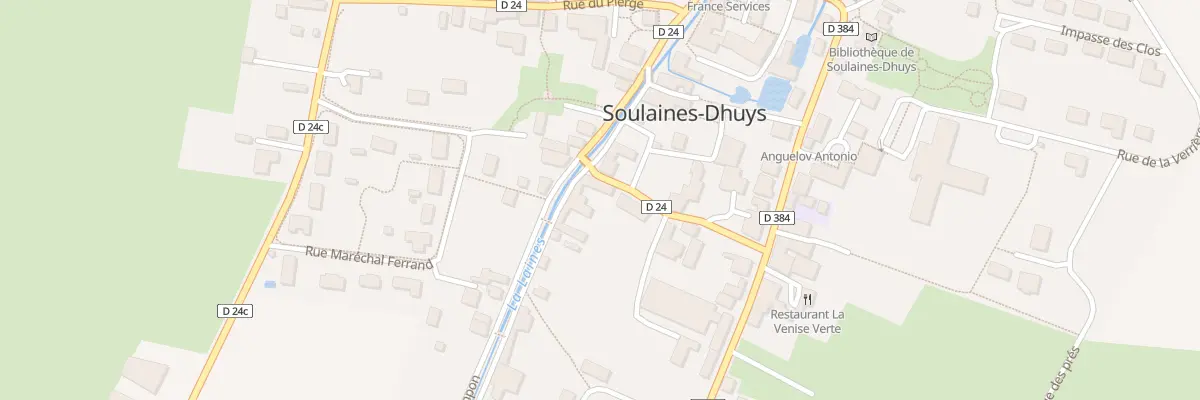 Plan du 10 Rue du Rampon à Soulaines-Dhuys