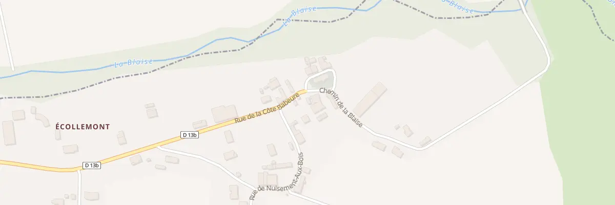 Plan du 2B Pl de l’Eglise à Écollemont