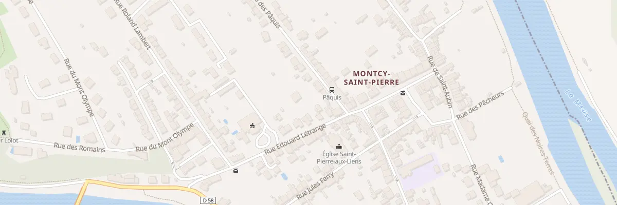 Plan du 10 Rue Edouard Létrange à Charleville-Mézières