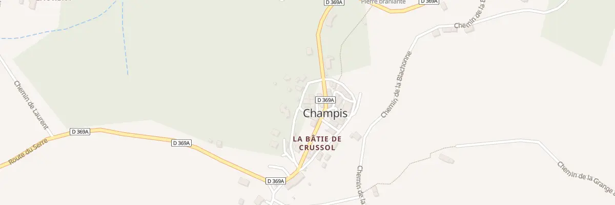 Plan du 120 Che de la Fontaine à Champis