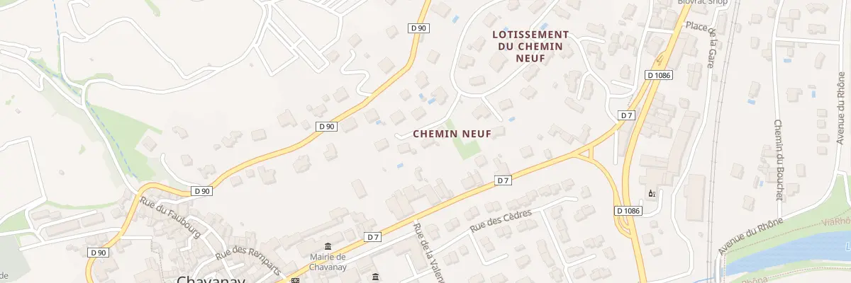 Plan du 9B Chemin Neuf à Chavanay