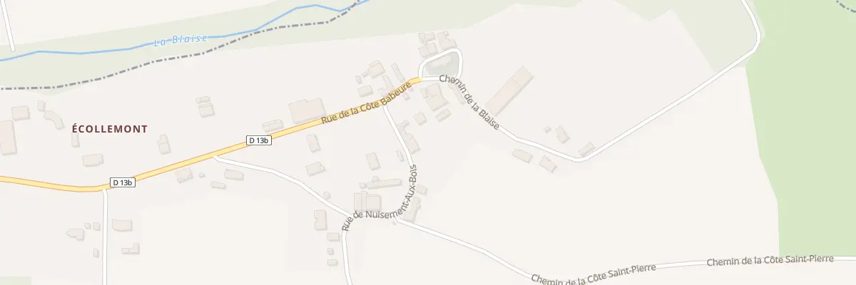 Plan du 1 Rue de Nuisement aux Bois à Écollemont