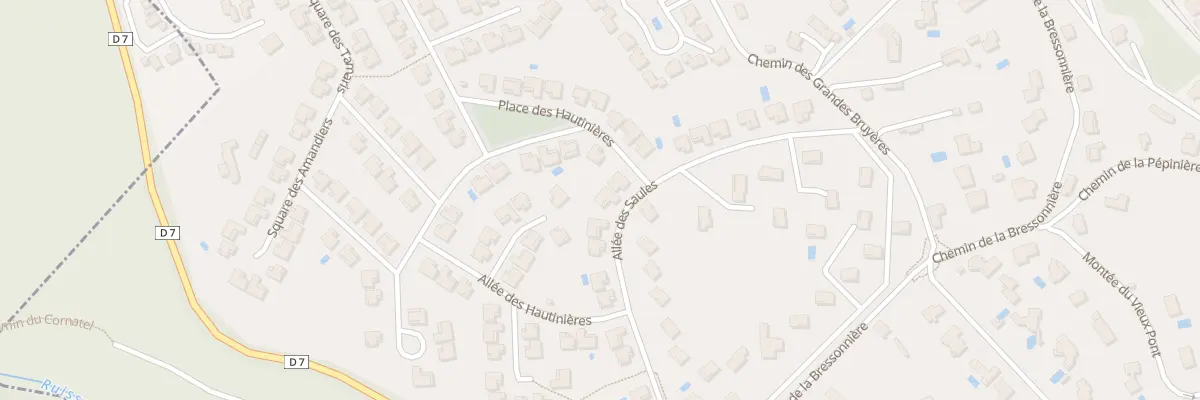 Plan du 32 All des Saules à Charbonnières-les-Bains