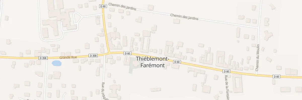 Plan du 44 Gr Grande Rue à Thiéblemont-Farémont