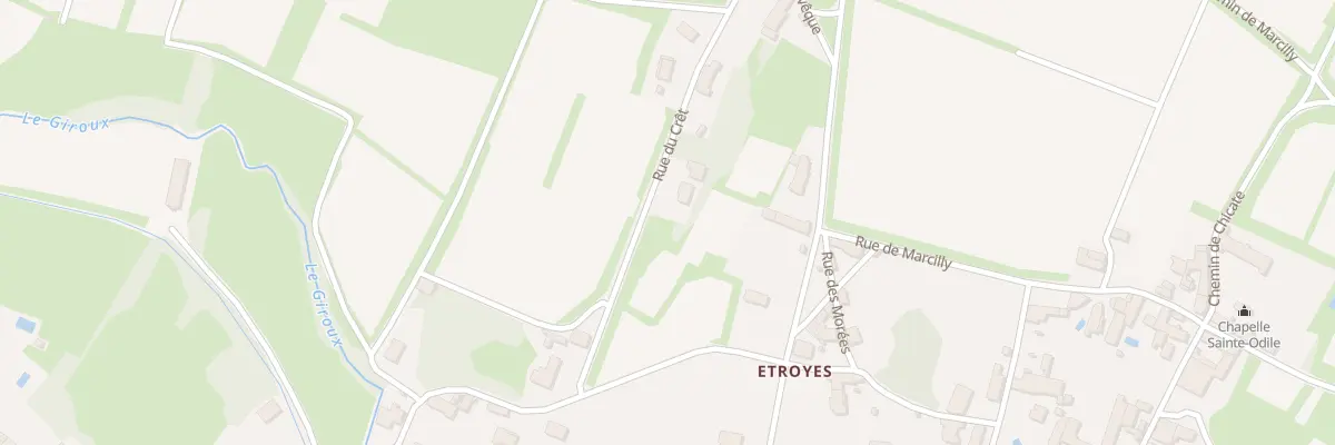 Plan du 5489 Rue du Crêt à Mercurey